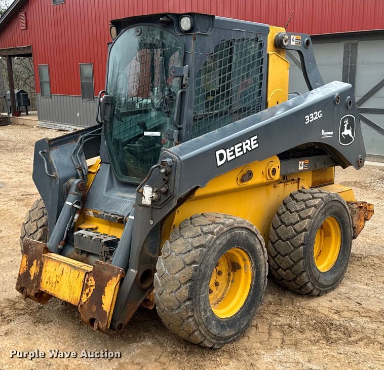 2020 John Deere 332G skid steer loader - ND9051