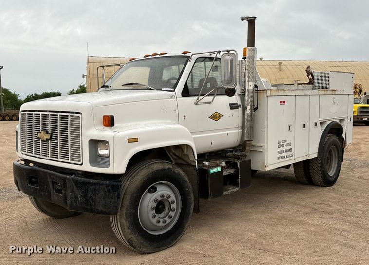 1993 Chevrolet  Kodiak C6500 utility / service truck with reel carrier - NL9868