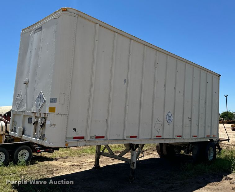 1984 Fruehauf  FGGX-FL1-28 dry van trailer - NL9924