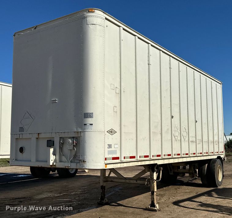 1984 Fruehauf FCGX-FL1-28 dry van trailer - NL9926