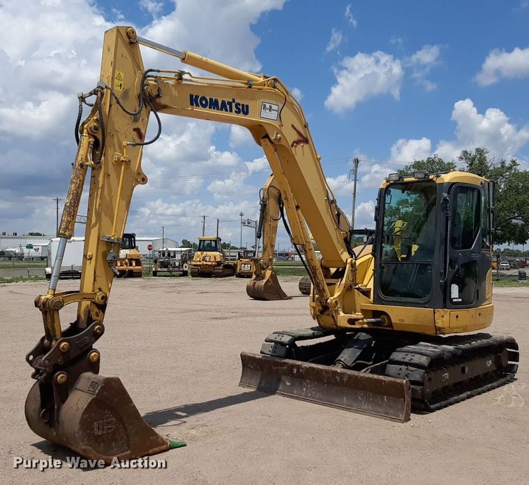 2012 Komatsu PC88MR-8 HD mini excavator - NU9828