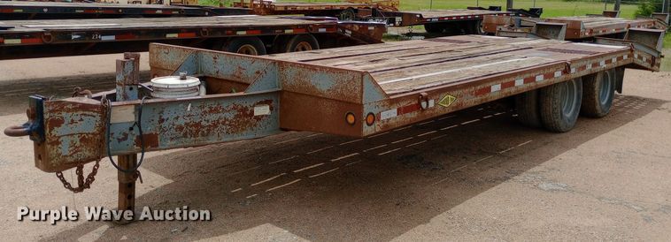 1993 Interstate 20DT equipment trailer - NU9852