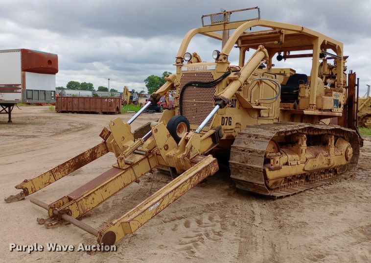 1980 Caterpillar  D7G LGP cable plow - NU9861