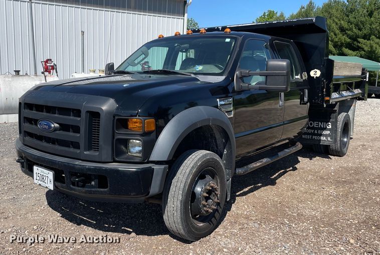 2009 Ford F450 Super Duty XL Crew Cab dump truck - OG9991