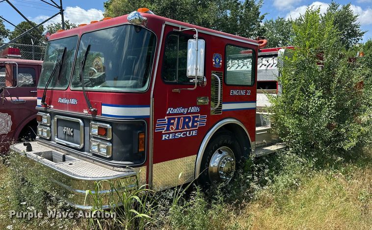1988 Spartan MS20-2042 pumper fire truck - EJ4360