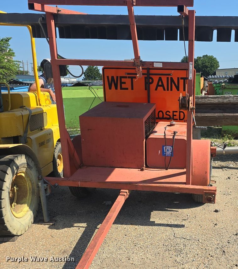 Wanco arrow board trailer - EK6080