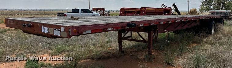 1995 Fruehauf PBA-1T2L-481 flatbed trailer - DK6924