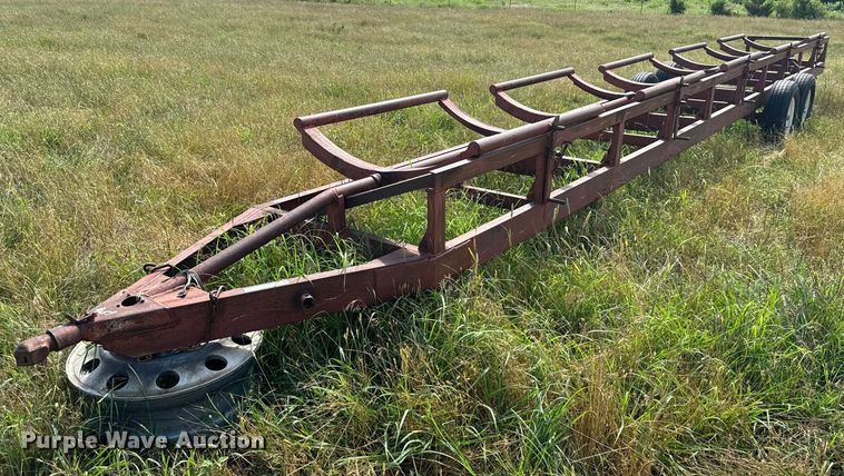 Shop built hay bale trailer - EH3962