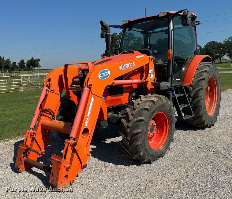 Kubota M6 141 MFWD tractor - EH4011
