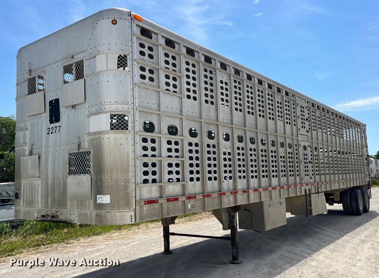 1997 Wilson PSAL-303P livestock trailer - EK8644