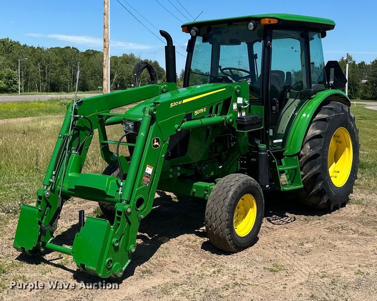 2021 John Deere 5075E tractor - LR9380