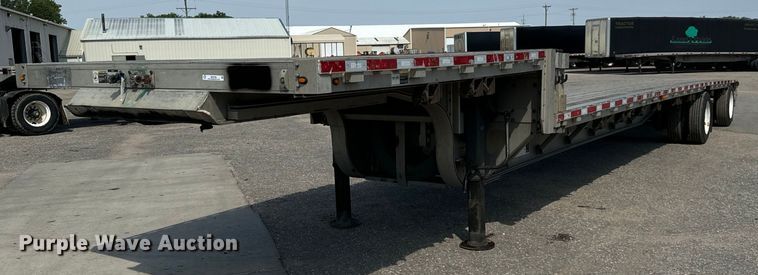 2013 Wilson AD-1080 drop deck equipment trailer - MU9786