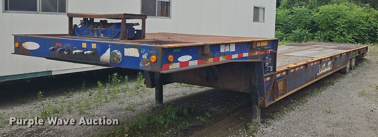 2014 Ledwell LW48HT2 drop deck hydratail equipment trailer - OK9975