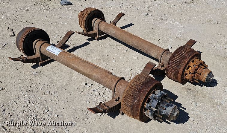 (2) Starlite utility trailer axles - DP6488