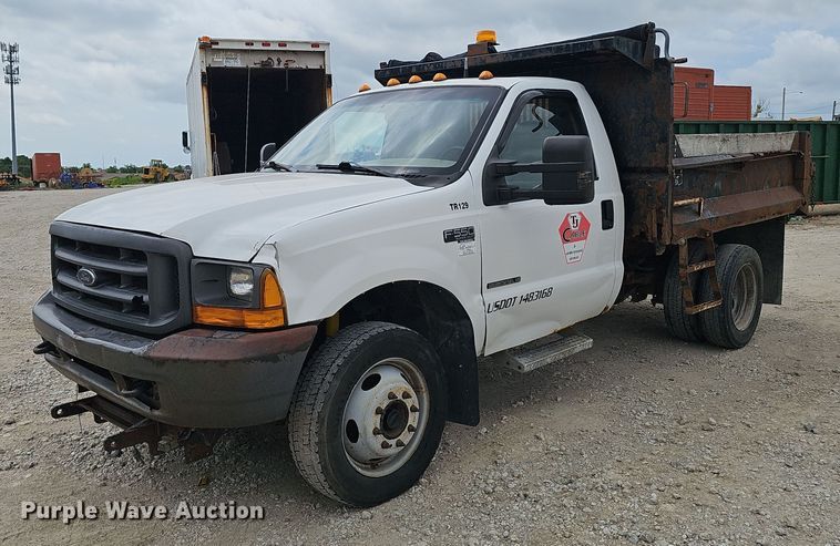 2001 Ford F550 Super Duty XL dump truck - DP6528