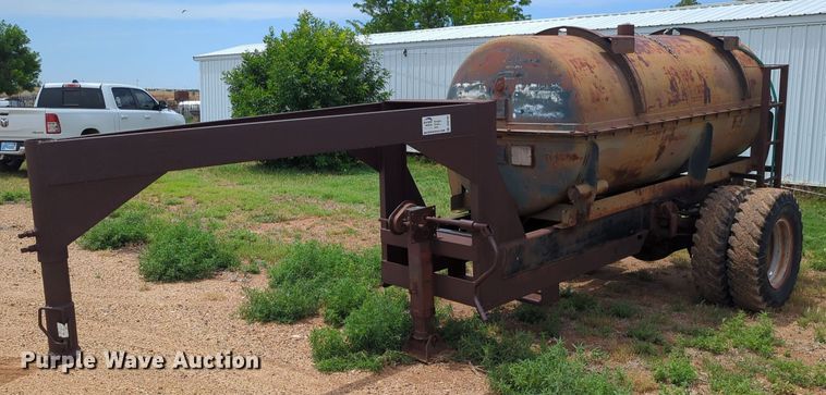 Shop built tank trailer - DS6780