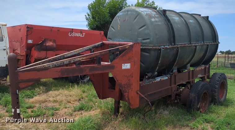 Shop built tank trailer - DS6781