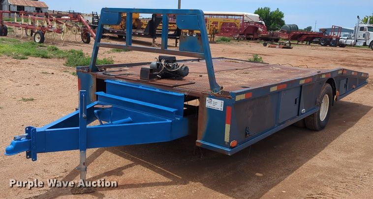 Shop built equipment trailer - DS6782