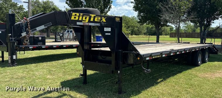 2008 Big Tex 22GN-24BK+5 equipment trailer - EJ4384