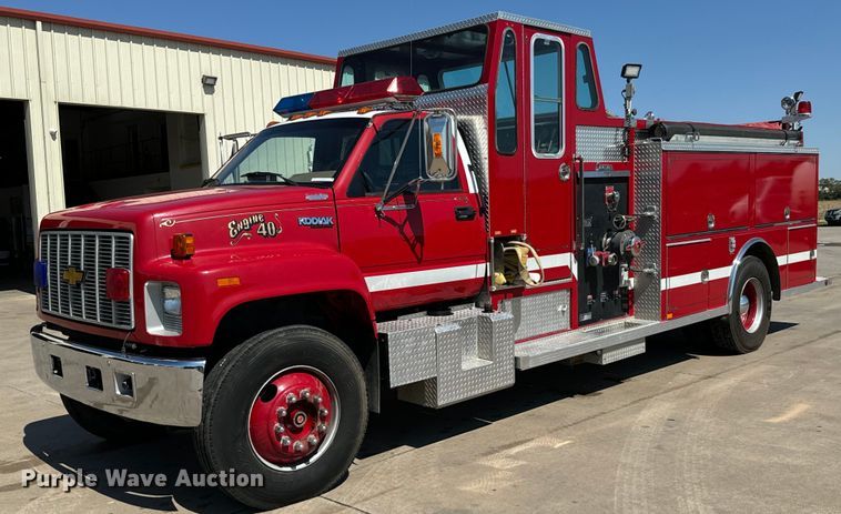1991 Chevrolet  Kodiak  pumper fire truck - MU9864