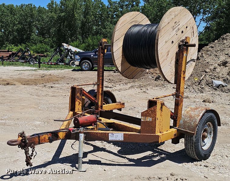 Shop built reel trailer - DP6472