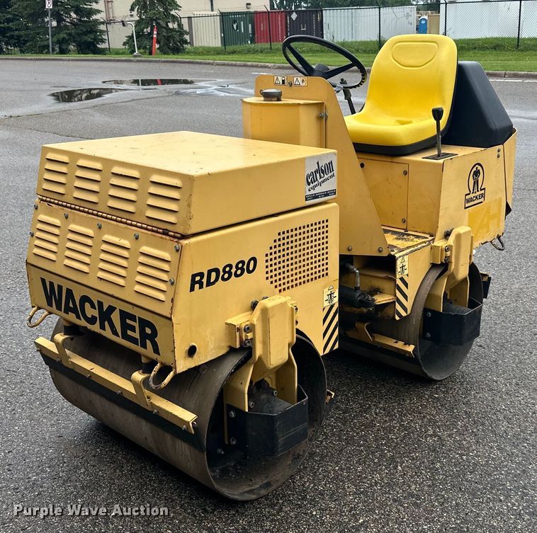 1997 Wacker RD880V double drum vibratory roller - DP8407