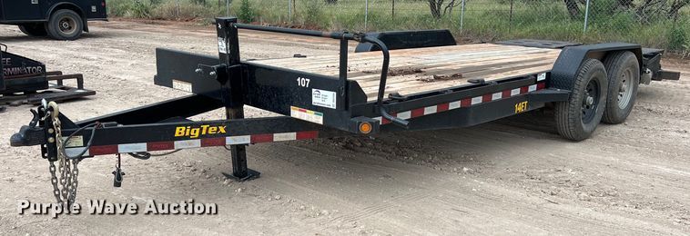 2020 BigTex 14ET equipment trailer - DS3104