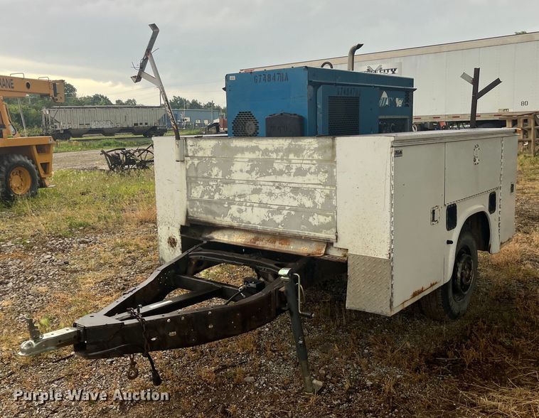 Shop built welding trailer - EK8717