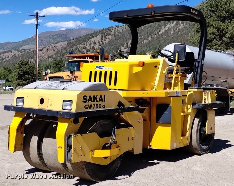 2012 Sakai GW750-2 combination vibratory roller - DQ6139