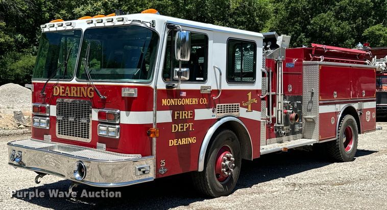 1992 Spartan 5186 600 pumper fire truck - DX0815