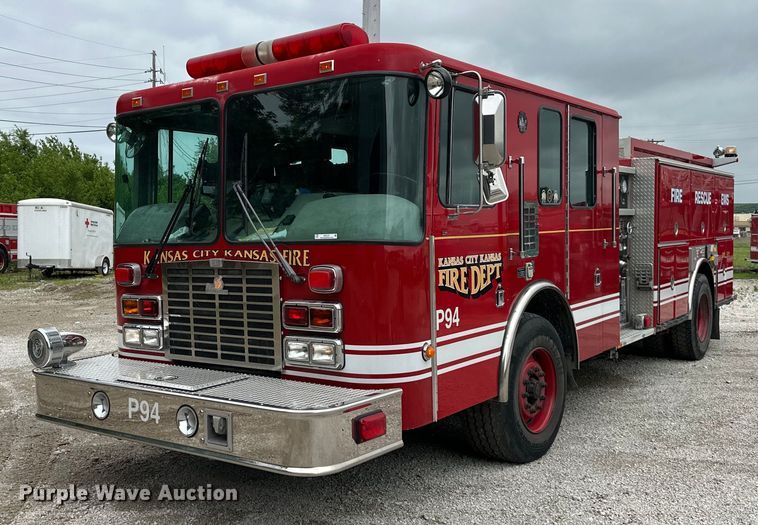 2001 HME H1738 pumper fire truck - NT9137