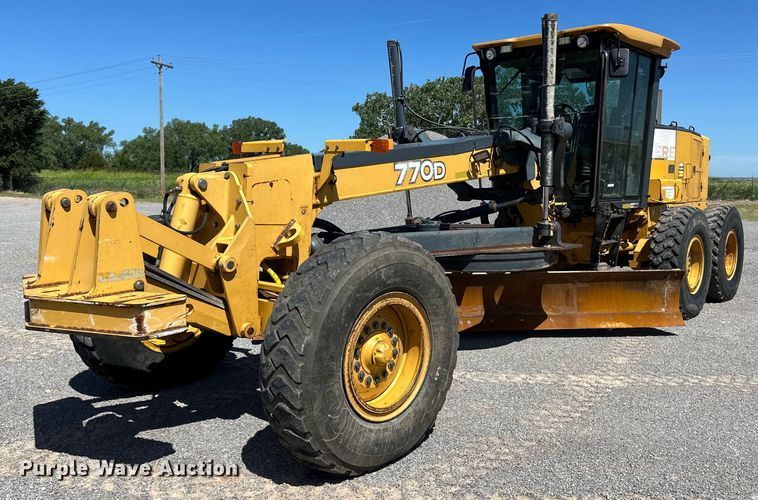 2008 John Deere 770D motor grader - OL9653