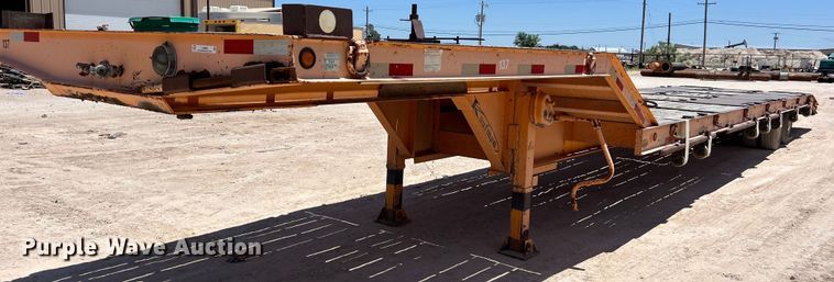 2008 Kaufman  drop deck equipment trailer - LU9966