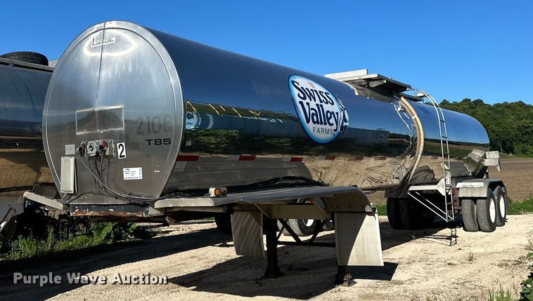 1985 Brenner  SS Transport  tank trailer - DP8394