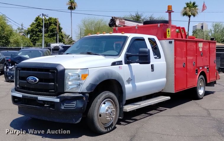 2011 Ford F550 Super Duty XL utility / service truck - LO9032