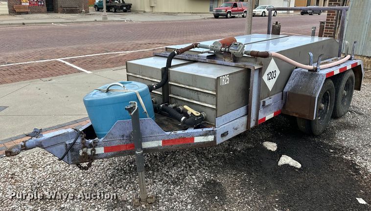 Shop built fuel trailer - OL9665
