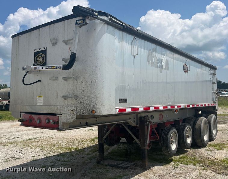 2008 Mac end dump trailer - EK8797