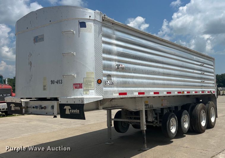 2008 Travis S/96 end dump trailer - EK8802