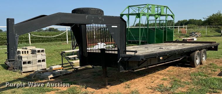 Shop built equipment trailer - NQ9685