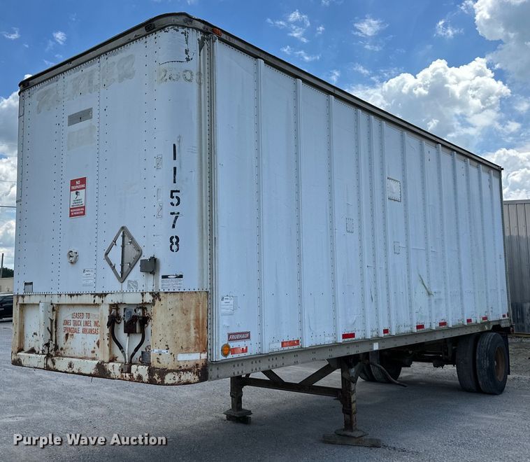 1988 Fruehauf  dry van trailer - EJ6367