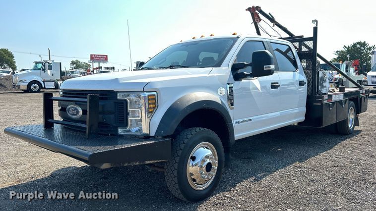 2019 Ford F550 Super Duty Crew Cab winch truck - EG0820