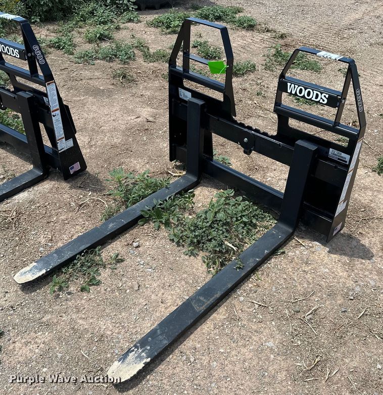 2022 Woods 6600 skid steer forks - DO7153