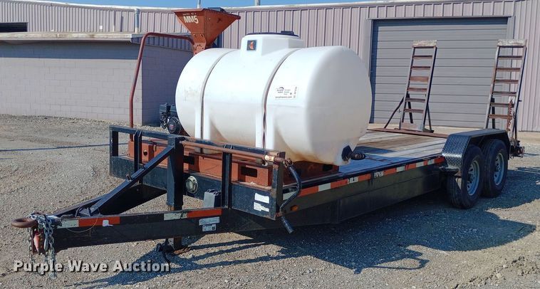 2016 Texas Pride equipment trailer with fluid mixer - DP1216