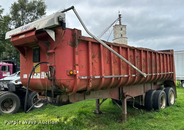 1986 Fruehauf end dump trailer - DS4206