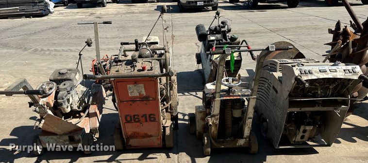 (7) concrete saws  - DV5819