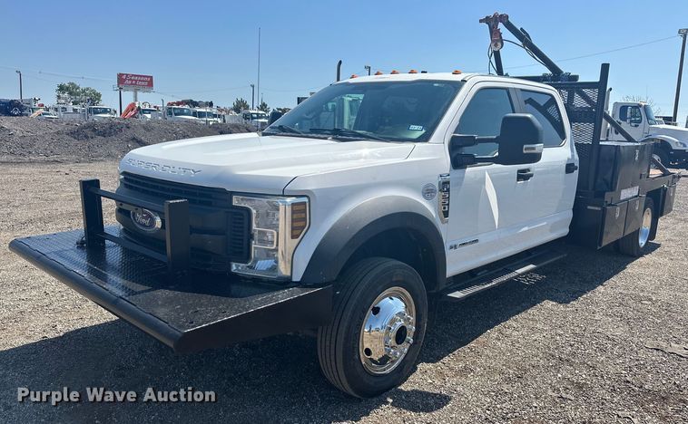 2019 Ford F550 Crew Cab winch truck - EG0849