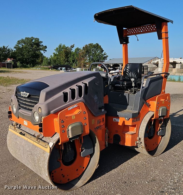 2015 Hamm HD 14 VV double drum vibratory roller - EI3983