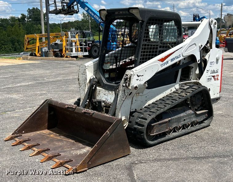2017 Bobcat T590 tracked skid steer loader - EK4966