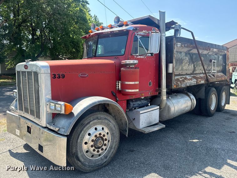 1987 Peterbilt 379 dump truck - MJ9481