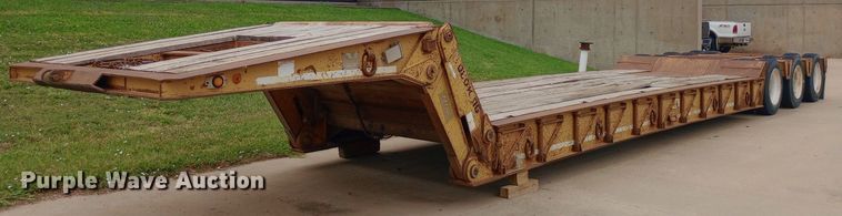 1994 Load King 403 DF lowboy equipment trailer - NY9334